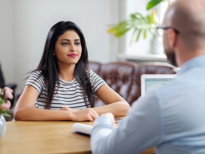 indian-girl-attending-job-interview-148530922